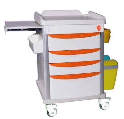 Fresh ABS CE&ISO Approved Hospital Furniture Patient Trolley