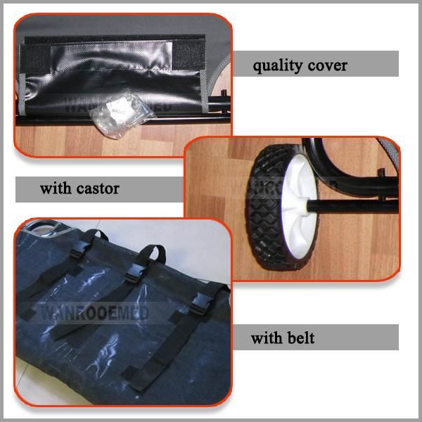 Ea-9 Hospital Equipment Pet Animal Emergency Stretcher with Wheels