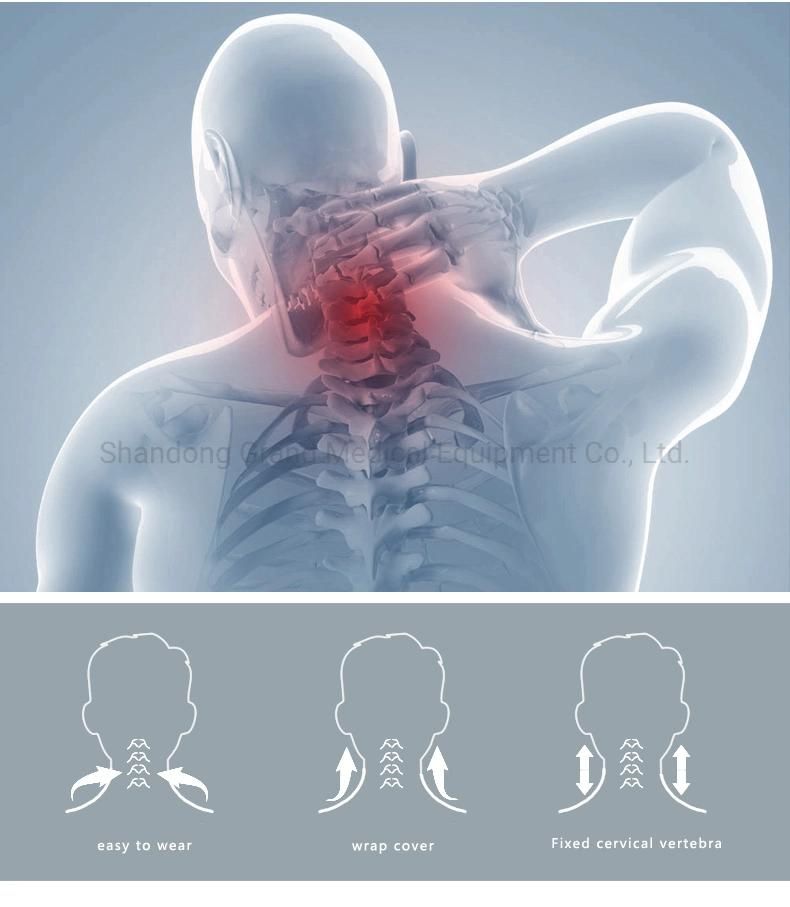 Safe and Comfortable Cervical Traction Device Soft Neck Brace in Hospital Rehabilitation Center or Homecare