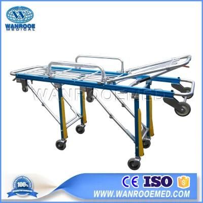 Ea-3A2 Hospital Aluminum Alloy Patient Transport Emergency Manual Ambulance Chair Stretcher