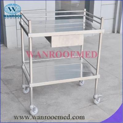 Stainless Steel Dressing Trolley with One Drawer