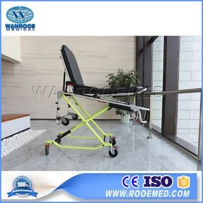 Ea-3G Medical Mobile Adjustable Foldable Aluminum Loading Ambulance Stretcher for First-Aid