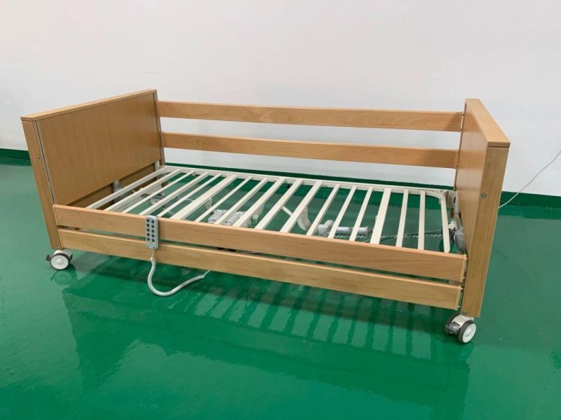 Five Function Foldable Electric Homecare Nursing Hospital Bed (JX-2337WMF4)