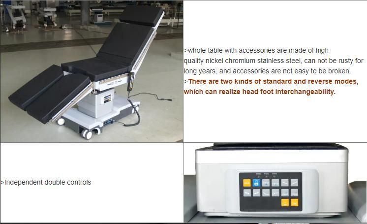 Hospital Equipment Medical Ultra-Low Electric Hydraulic Surgical Operating/Operation Table