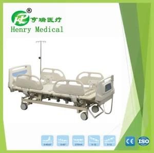 Adjustable 5-Function Electric Bed/ Hospital ICU Bed/with Weighting System