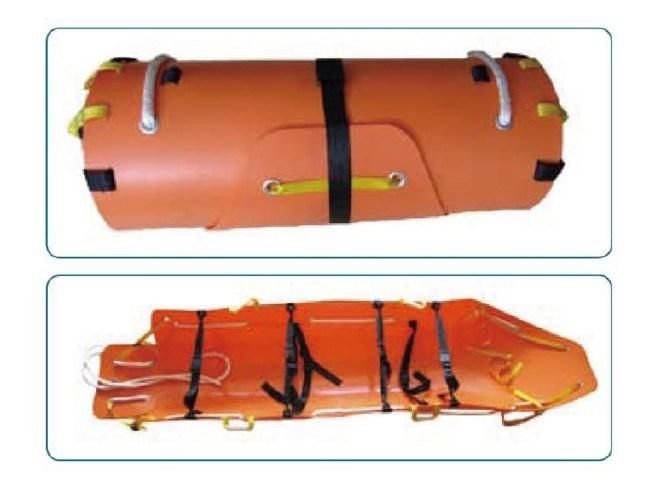 Plastic Foldable Confined Space Rescue Stretcher Roll Air Rescue Stretcher