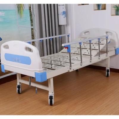 ABS Bed Head One-Crank Hospital Bed with Bedpan