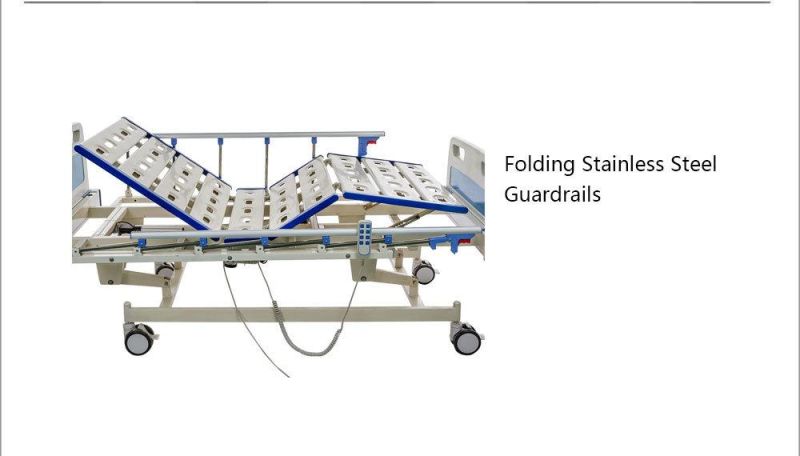 CE Approval Simple Electric Hospital Bed with Side Rails dB04
