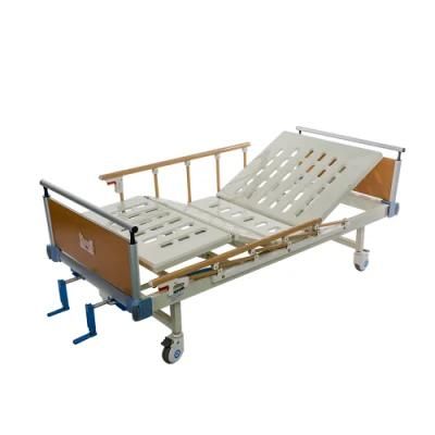 Wooden Color 2 Crank Medical Hospital Bed Bc02-2b