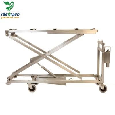 Morgue Electric Trolley Lift Stretcher Yssjt-1d Funeral Stretcher Mobile Body Stretcher