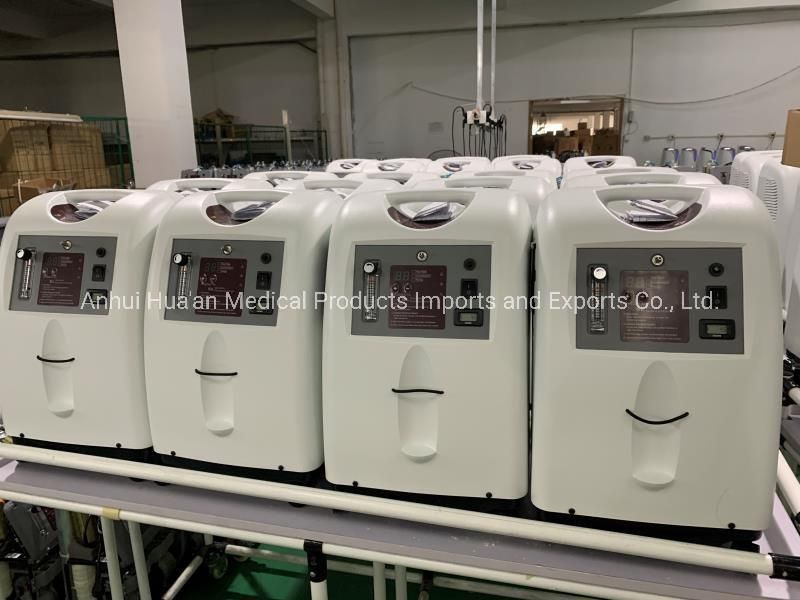 Chinese Manufacturer 220V to Indonesia Portable 5L/10L Oxygen Concentrator with 510K FDA