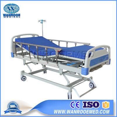 Bam302b ABS Three Crank Emergency Manual Aluminium Hospital Bed