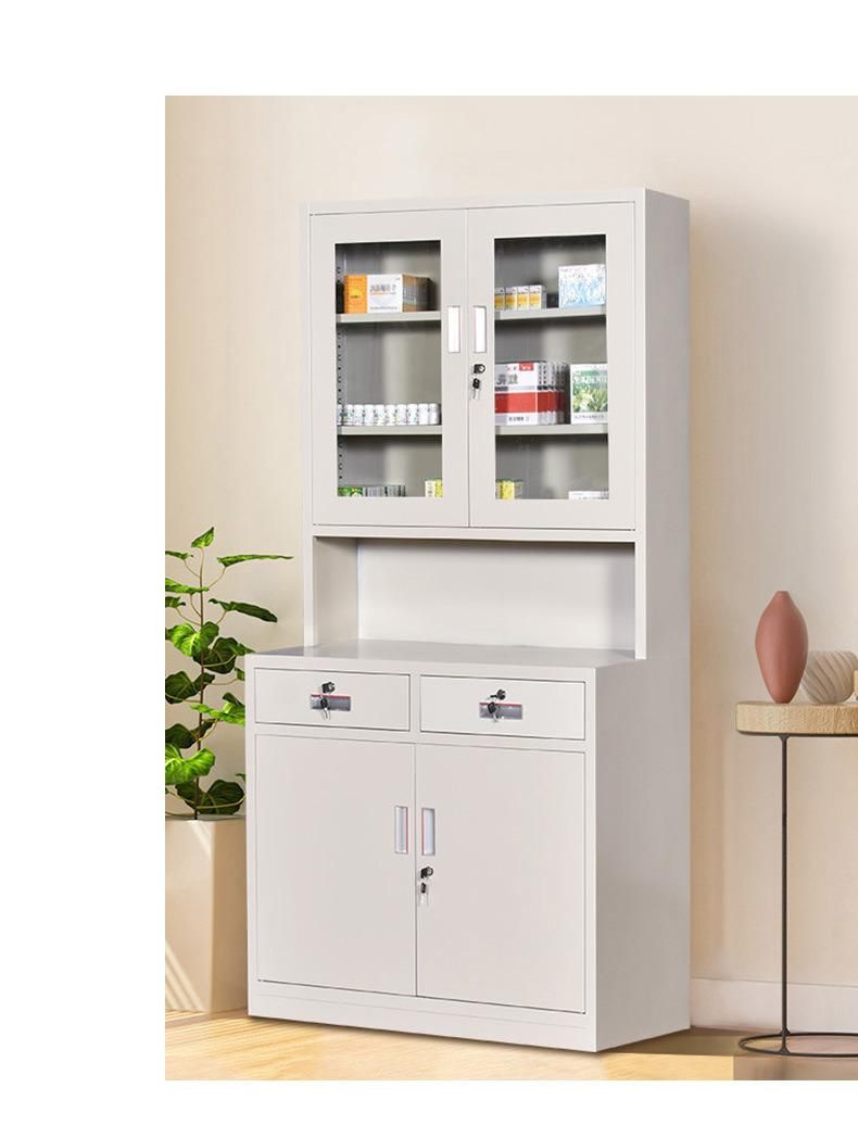 Hot Sale Hospital Furniture Medical Instrument Metal Steel Storage Health Hospital Cabinet