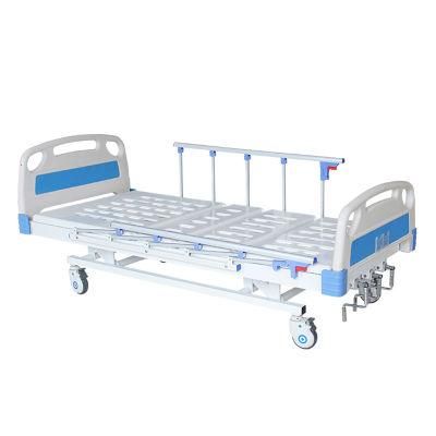 Good Price Hospital Bed Three Functions Manual Hospital Bed