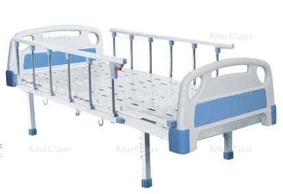 Hospital Furniture Two Cranks Manual Hospital Nursing Medical Bed