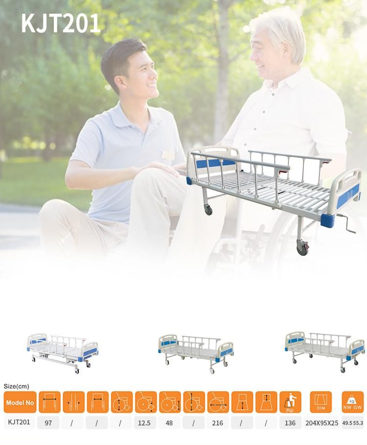 Hot Selling One Function Manual Hospital Bed