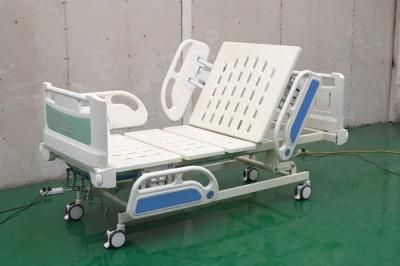 Five-Function Nursing Medical Bed Leg Lift Back Lift ICU Hospital Bed with Height Adjustable