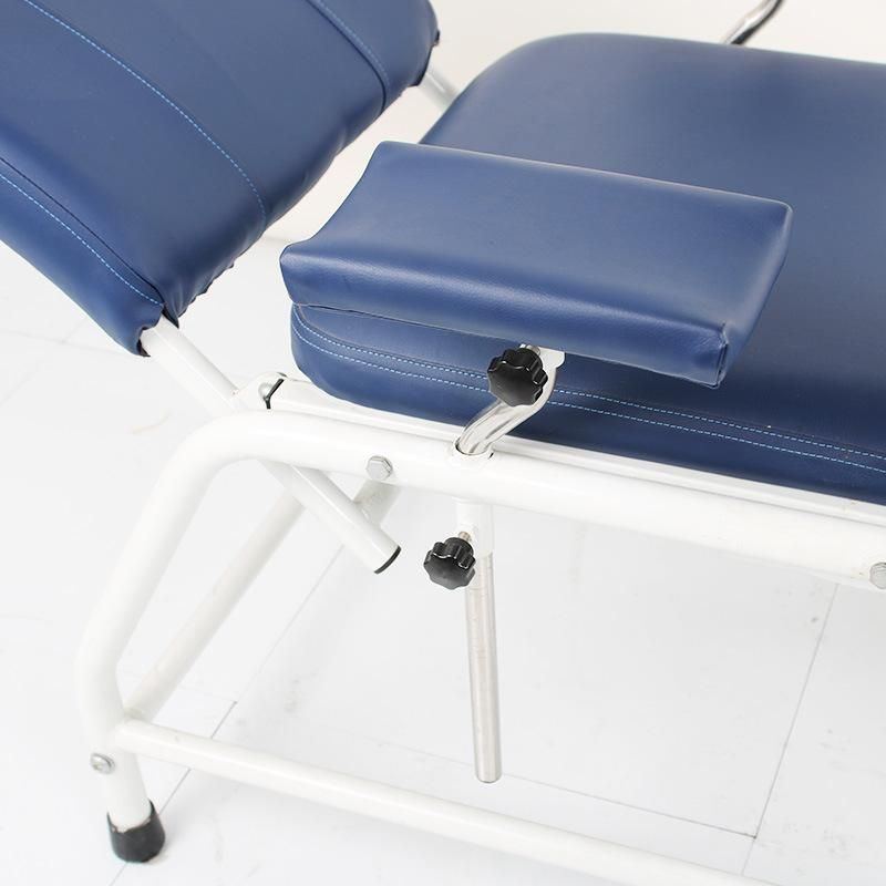 HS5934 Hospital Furniture Cheap Manual Medical Blood Collection Chair Phlebotomy Chair Blood Sampling Donation Chair Price