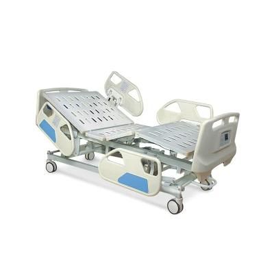 Hospital Medical Equipment ABS Five Functions Electric Nursing ICU Bed