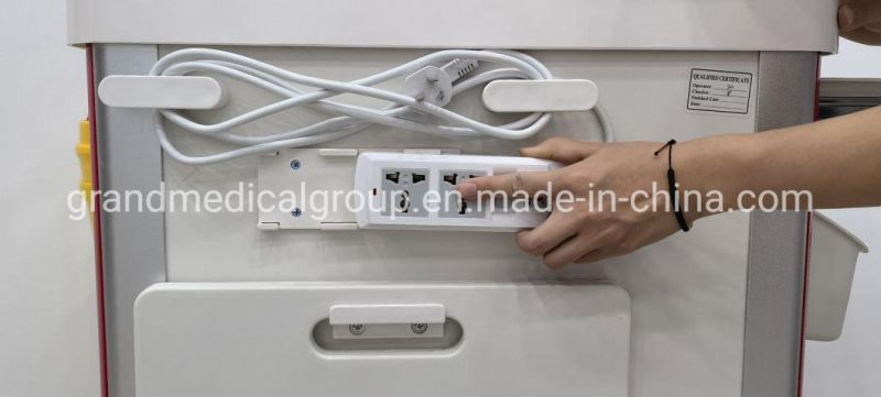 Healthcare Hospital Trolley Medical Cart with Five Drawers All Medical Device Manufacturers