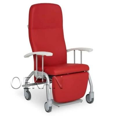 Hospital Leather Folding Patient Accompany Sofa Chair Clinic Transfusion Recliner Sofa