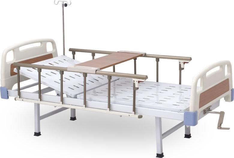 Coated Steel One-Function Manual Bed Hospital Bed