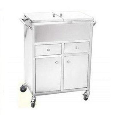 Durable Stainless Steel Hospital Trolley