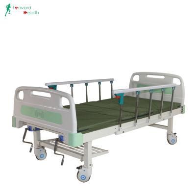 B04-6 Medical 2 Function Manual Hospital Patient Bed with Double Cranks
