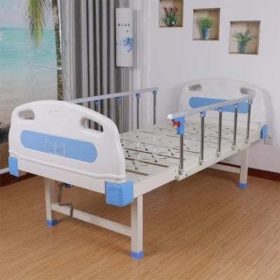One Function Hospital Bed Single Crank ABS Manual Medical Hospital Bed
