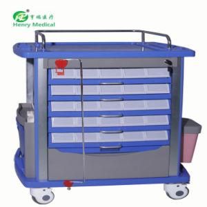 Hospital Medication Cart Medical Treatment Trolley (HR-360)