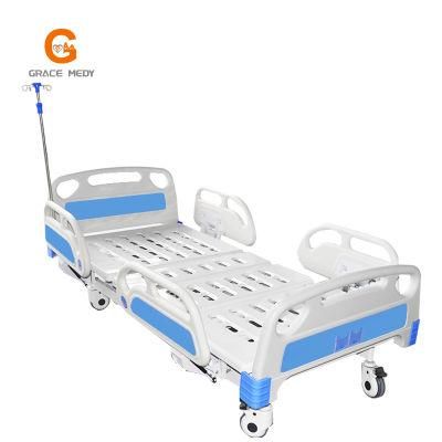 Hospital Medical Surgical Five Function Adjustable ICU Electric ICU Patient Nursing Care Bed ICU Medical Hospital Patient Nursing Bed