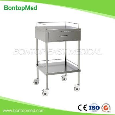 Stainless-Steel Multi-Function Medical Dressing Treatment Change Trolley Size OEM