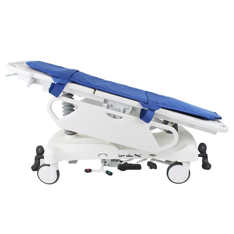 HS7104 Luxury Hydraulic Medical Transportation Stretcher Trolley Manufacture