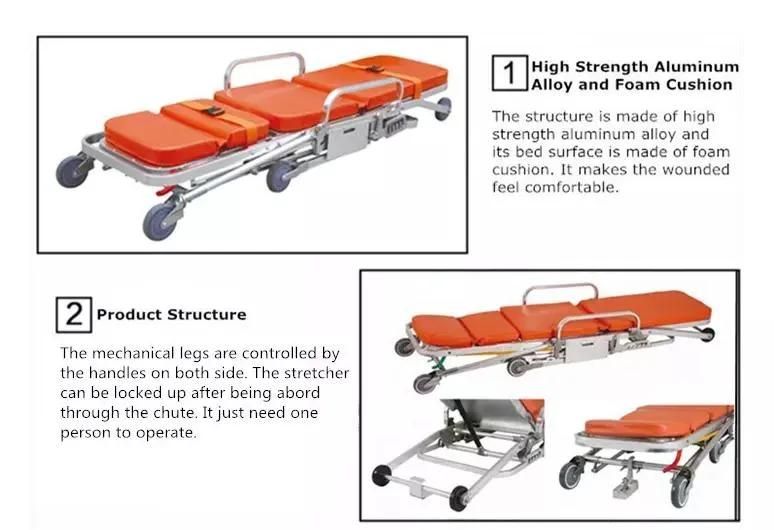 Aluminum Alloy Equipment Ambulance Stretcher