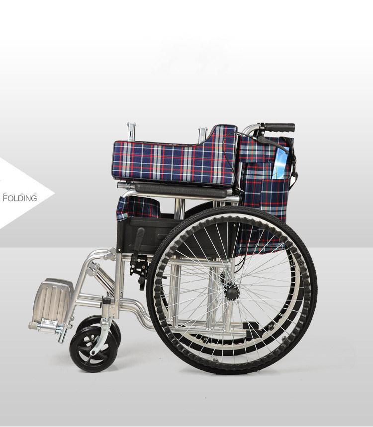 High Quality Steel Wheelchair Used Foldable Hospital Wheel Chair