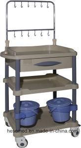 HS-Pit003D3 ABS Hospital Nursing IV Treatment Medical Trolley