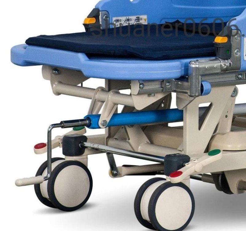 Shuaner Hospital Equipment Medical Hydraulic Emergency Transfer Folding Stretcher Factory