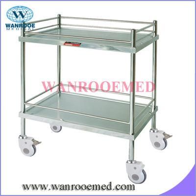 Bss200 Stainless Steel Dressing Trolley Without Drawer