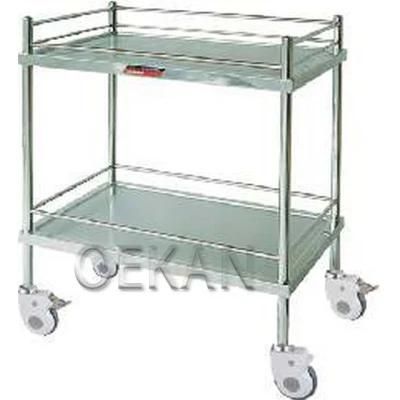 Medical Nursing Trolley Cart Hospital Stainless Steel Instrument Treatment Trolley