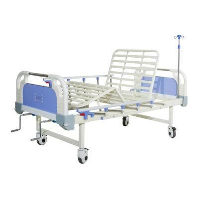 Wholesale Hospital Equipment ABS Bed Head 2 Crank Manual Hospital Bed