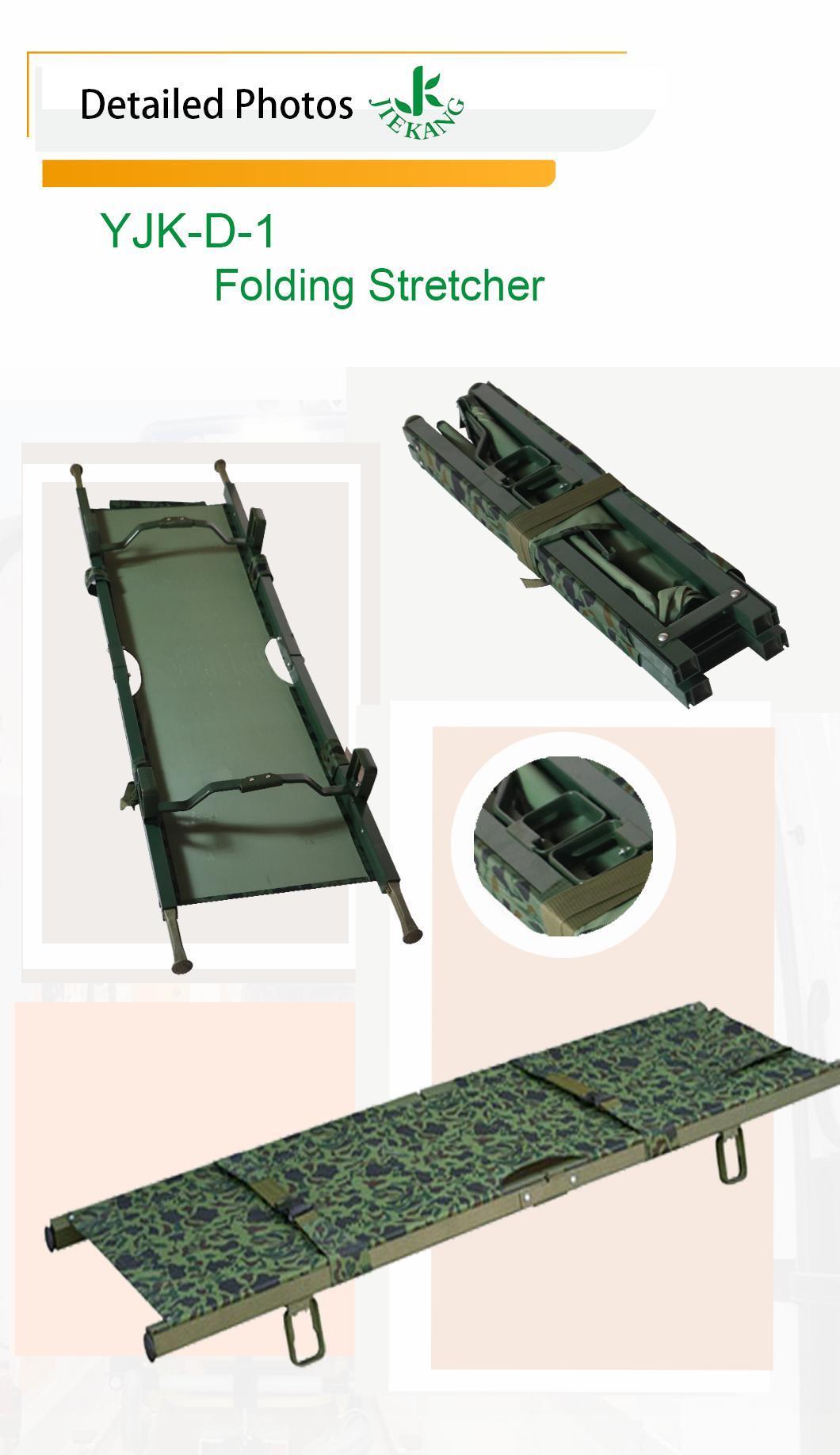 Portable Easy Carrying First Aid Aluminum Alloy Combat Foldable Stretcher for Sale