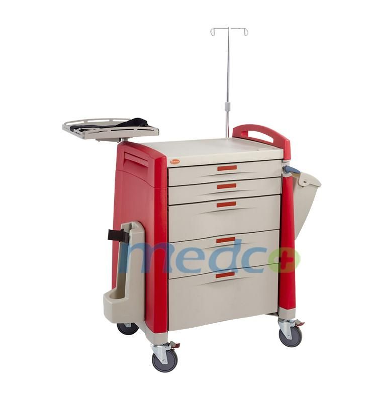 Medco T078 Hospital Equipment Medical Cental Trolley Anesthesia Drug Trolley