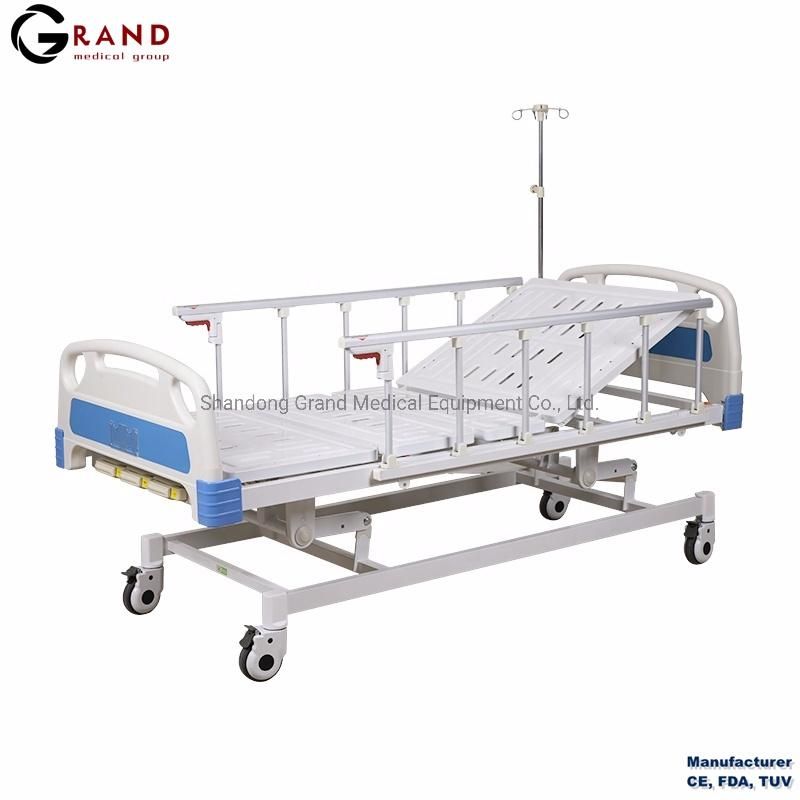 Cheap Price Two Crank Manual Medical Bed Standard Hospital Bed for Home Use Medical Equipment