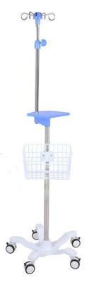 IV Stand 5 Type Thickened Stainless Steel Adjustable Height Mobile Frame
