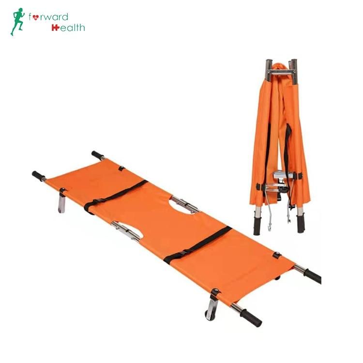 Medical Stretcher Used for Hospital, Orange Color
