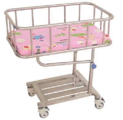 Best Price Hospital Stainless Steel Plug in Baby Bed