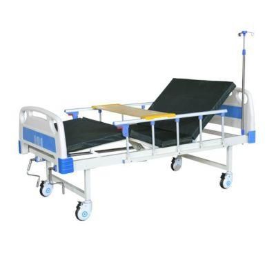 Medical 2 Crank Manual Hospital Bed for Hospital Patient and Clinic
