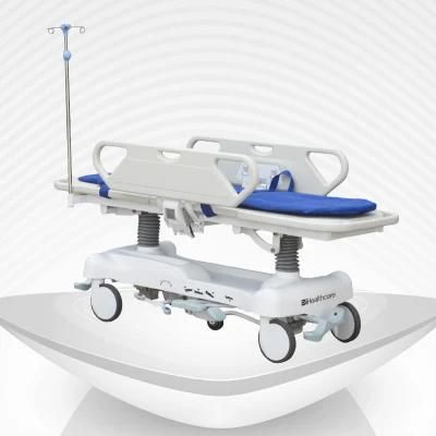 Medical Hydraulic Patient Transportation Stretcher Emergency Transfer Trolley Bed