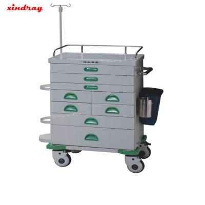 Hospital ABS Plastic Emergency Treatment Clinic Medical Anesthesia Trolley