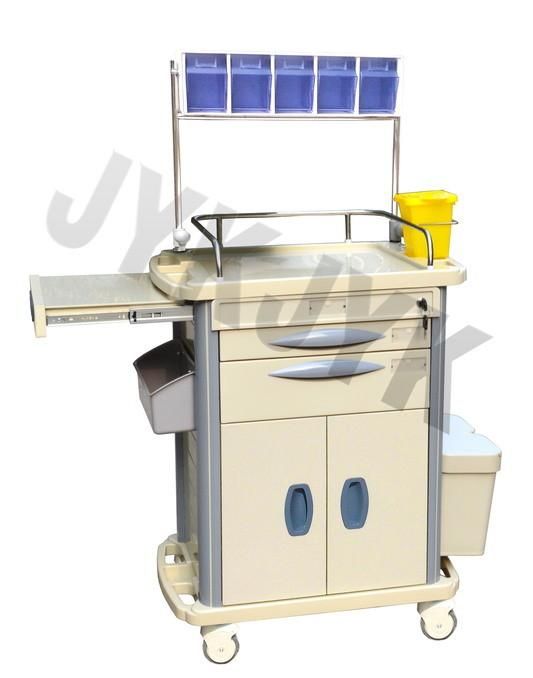 Medical ABS Trolley Anesthesia Trolley Jyk-C11b-1